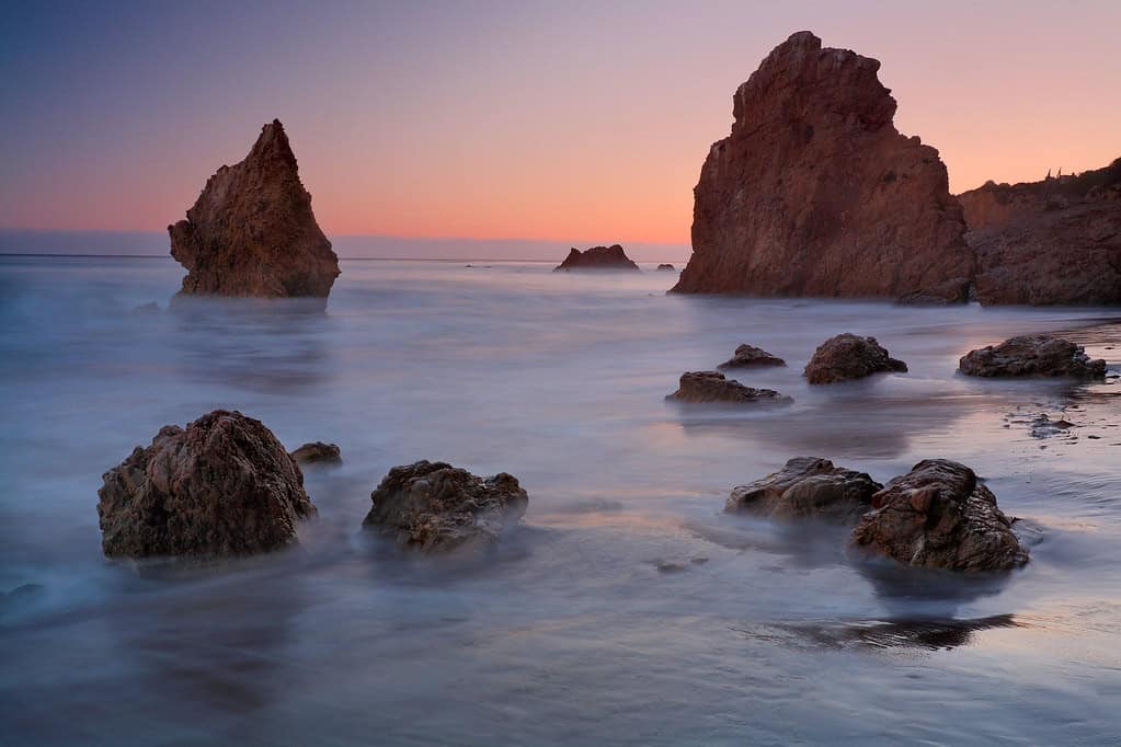 Walk through El Matador Beach